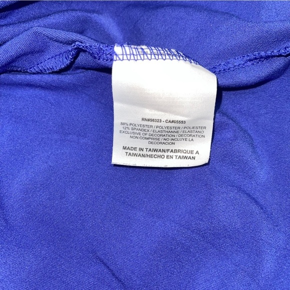 Nike Golf Sleeveless Polo Women’s Size Large Purple Blue Tour Performance Top - Picture 6 of 8